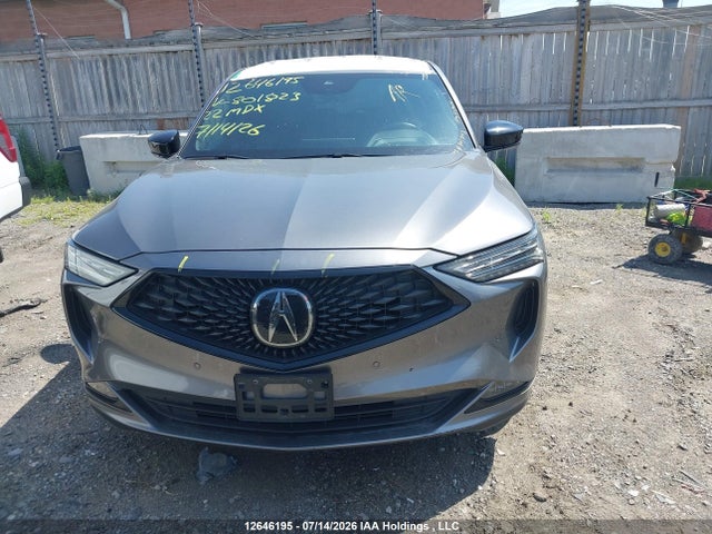 12646195 :رقم المزاد ، 5J8YE1H07NL801823 vin ، 2022 Acura Mdx A-spec مزاد بيع