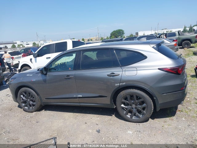 12646195 :رقم المزاد ، 5J8YE1H07NL801823 vin ، 2022 Acura Mdx A-spec مزاد بيع