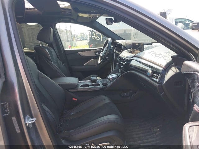 12646195 :رقم المزاد ، 5J8YE1H07NL801823 vin ، 2022 Acura Mdx A-spec مزاد بيع