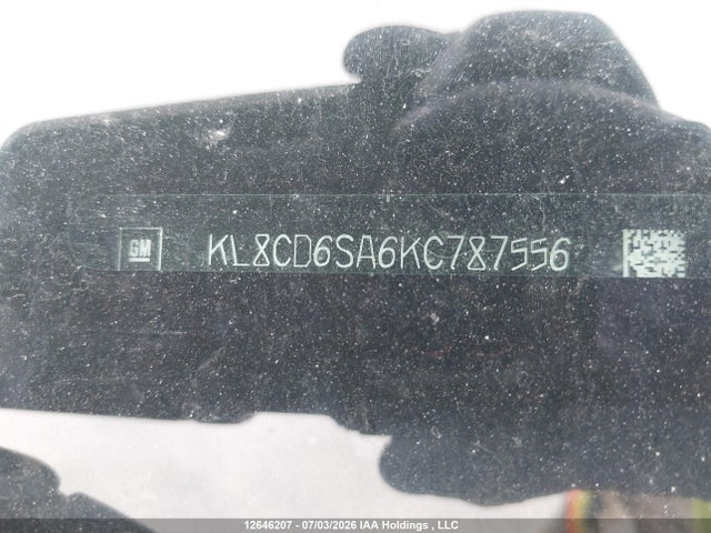 KL8CD6SA6KC787556 Chevrolet Spark