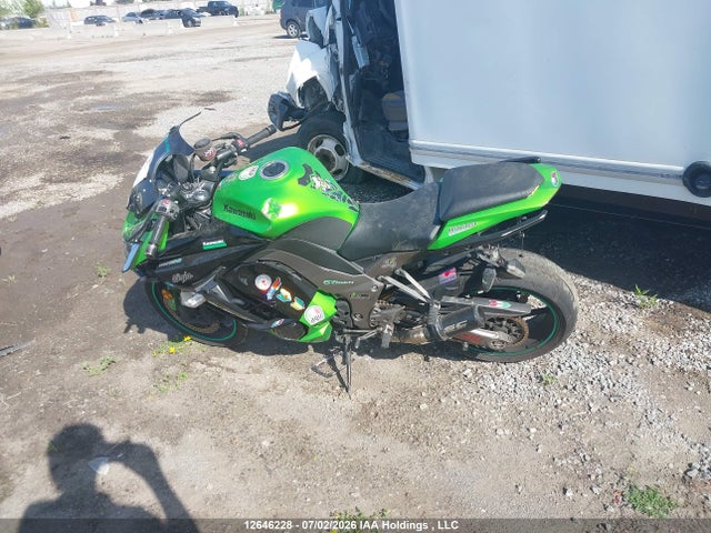 12646228 :رقم المزاد ، JKAZXCH14CA003347 vin ، 2012 Kawasaki Zx1000 H مزاد بيع