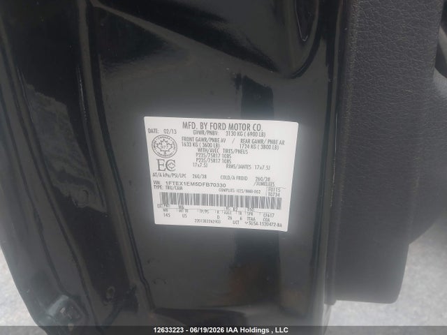 2013 Ford F-150 Xlt მანქანა იყიდება აუქციონზე, vin: 1FTEX1EM5DFB70330, აუქციონის ნომერი: 12633223