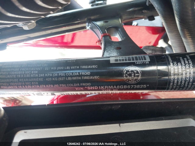 5HD1KRMA8GB673825 Harley-Davidson Flhxs Street Glide Special