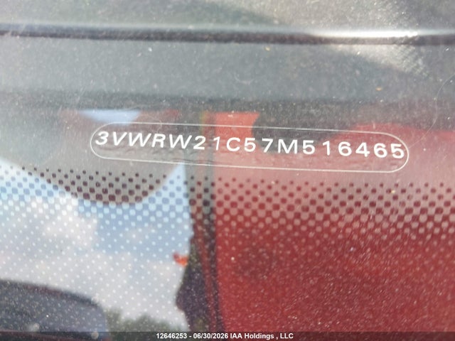 Aukcja sprzedaży 2007 Volkswagen New Beetle 2.5l Luxury, vin: 3VWRW21C57M516465, numer aukcji: 12646253