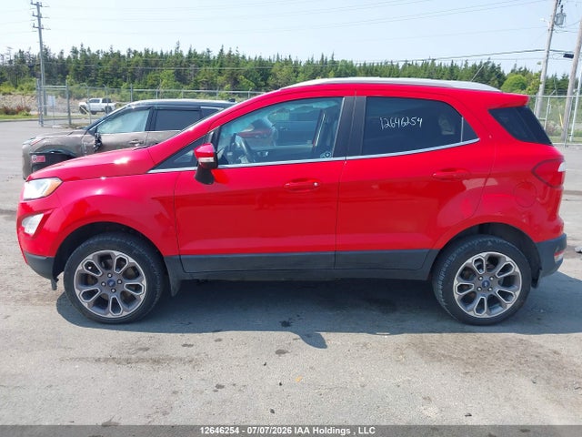 12646254 :رقم المزاد ، MAJ6S3KL8LC382610 vin ، 2020 Ford Ecosport Titanium مزاد بيع