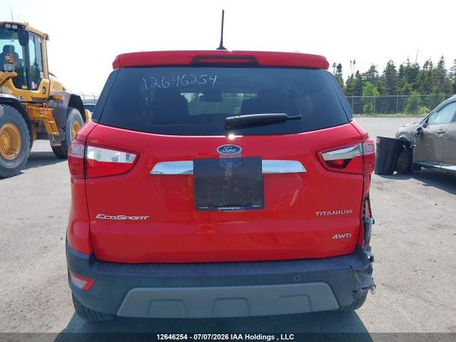 12646254 :رقم المزاد ، MAJ6S3KL8LC382610 vin ، 2020 Ford Ecosport Titanium مزاد بيع