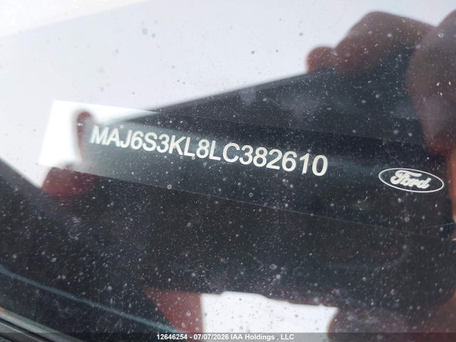 12646254 :رقم المزاد ، MAJ6S3KL8LC382610 vin ، 2020 Ford Ecosport Titanium مزاد بيع