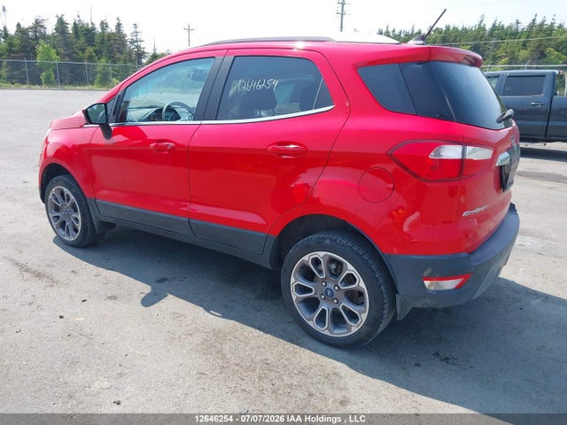 12646254 :رقم المزاد ، MAJ6S3KL8LC382610 vin ، 2020 Ford Ecosport Titanium مزاد بيع