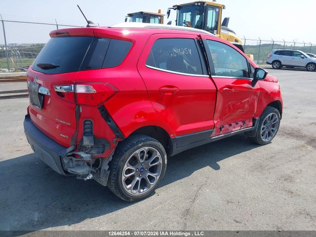 12646254 :رقم المزاد ، MAJ6S3KL8LC382610 vin ، 2020 Ford Ecosport Titanium مزاد بيع