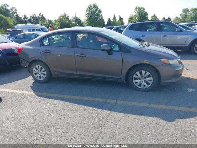2012 Honda Civic Lx მანქანა იყიდება აუქციონზე, vin: 2HGFB2F43CH012543, აუქციონის ნომერი: 12646268