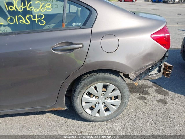 2012 Honda Civic Lx მანქანა იყიდება აუქციონზე, vin: 2HGFB2F43CH012543, აუქციონის ნომერი: 12646268