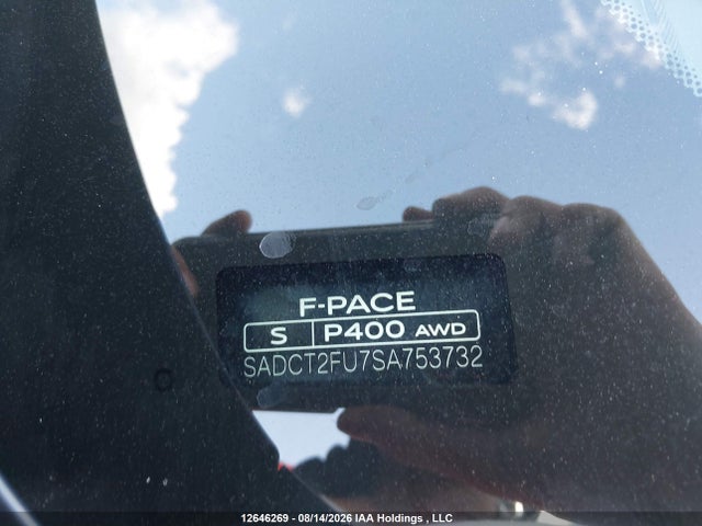 SADCT2FU7SA753732 Jaguar F-pace R-dynamic S P400 Gas Mild Hybrid