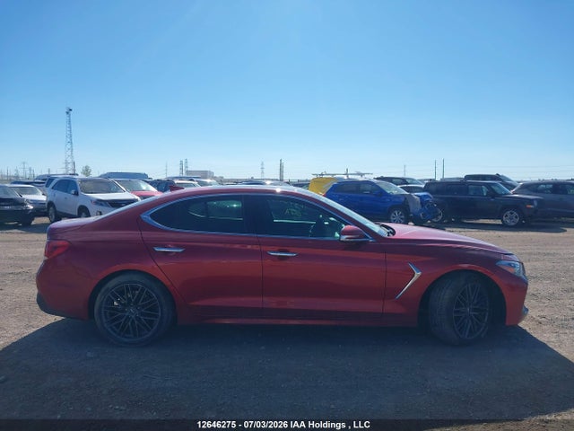 12646275 :رقم المزاد ، KMTG64LAXKU016146 vin ، 2019 Genesis G70 2.0t Elite مزاد بيع