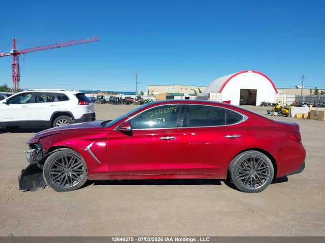 12646275 :رقم المزاد ، KMTG64LAXKU016146 vin ، 2019 Genesis G70 2.0t Elite مزاد بيع