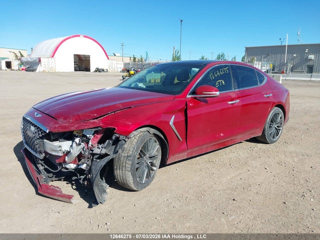 12646275 :رقم المزاد ، KMTG64LAXKU016146 vin ، 2019 Genesis G70 2.0t Elite مزاد بيع