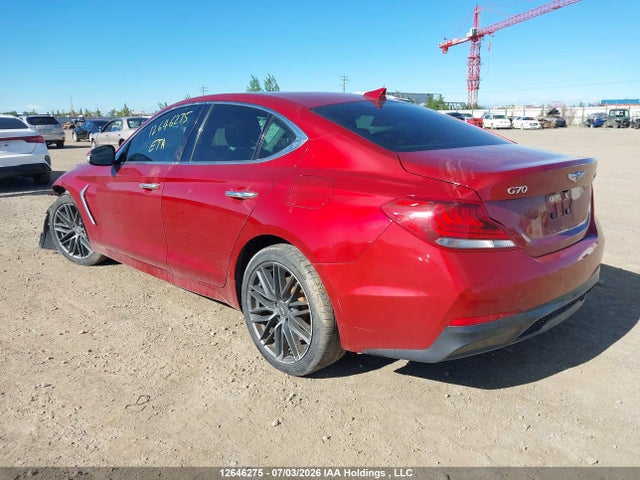 12646275 :رقم المزاد ، KMTG64LAXKU016146 vin ، 2019 Genesis G70 2.0t Elite مزاد بيع
