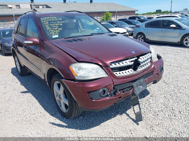 12646276 :رقم المزاد ، 4JGBB86E08A351495 vin ، 2008 Mercedes-benz Ml 350 مزاد بيع