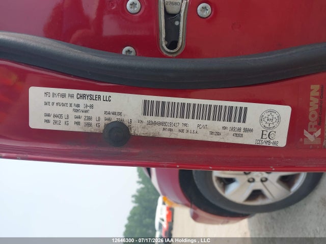 Продаж на аукціоні авто 2009 Dodge Caliber Sxt, vin: 1B3HB48A89D191417, номер лоту: 12646300