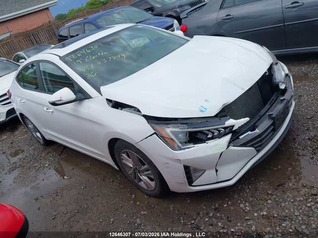 Продаж на аукціоні авто 2019 Hyundai Elantra Preferred, vin: KMHD84LF3KU837849, номер лоту: 12646307