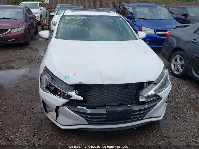 12646307 :رقم المزاد ، KMHD84LF3KU837849 vin ، 2019 Hyundai Elantra Preferred مزاد بيع