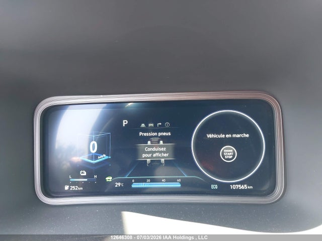 2023 Hyundai Kona Electric Ultimate მანქანა იყიდება აუქციონზე, vin: KM8K33AG9PU166075, აუქციონის ნომერი: 12646308