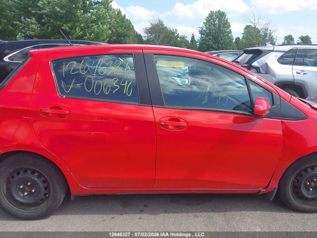 2014 Toyota Yaris Le მანქანა იყიდება აუქციონზე, vin: VNKKTUD32EA006340, აუქციონის ნომერი: 12646327