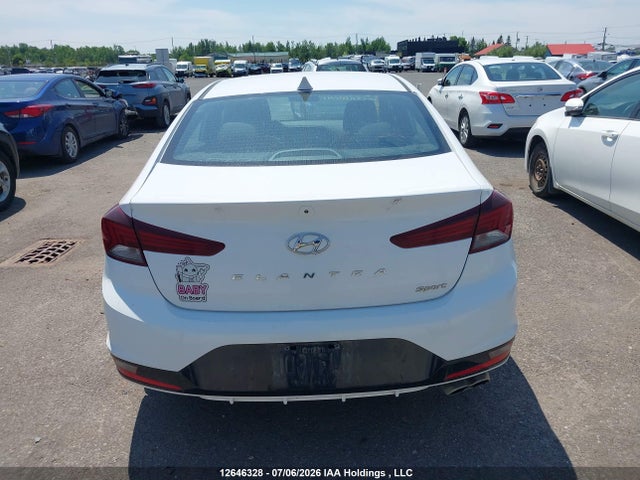 Aukcja sprzedaży 2019 Hyundai Elantra Sport, vin: KMHD04LB1KU822044, numer aukcji: 12646328