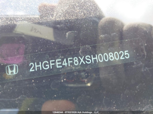 Aukcja sprzedaży 2025 Honda Civic Sport Hybrid/sport Touring Hybrid, vin: 2HGFE4F8XSH008025, numer aukcji: 12646344