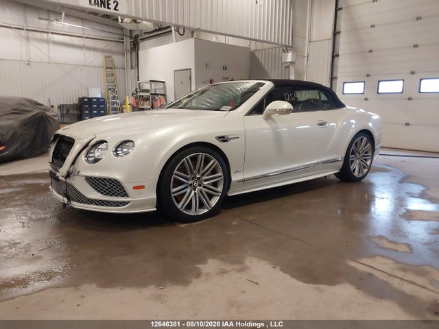 12646381 :رقم المزاد ، SCBGJ3ZAXGC055351 vin ، 2016 Bentley Continental Gtc Gtc مزاد بيع