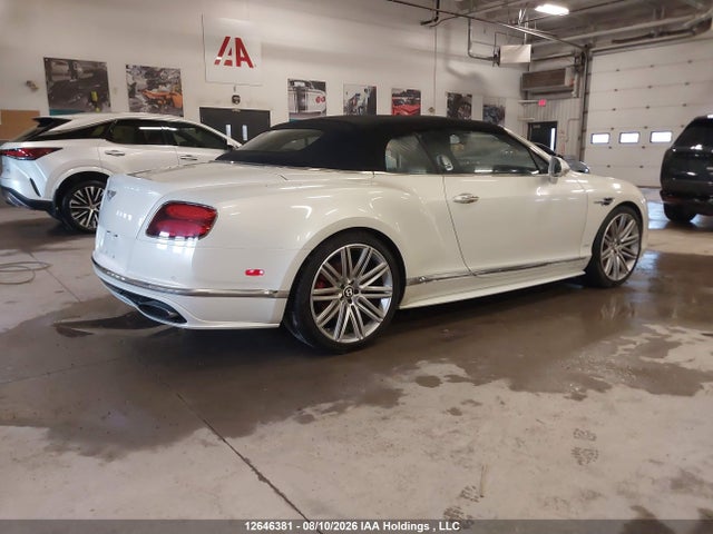 12646381 :رقم المزاد ، SCBGJ3ZAXGC055351 vin ، 2016 Bentley Continental Gtc Gtc مزاد بيع