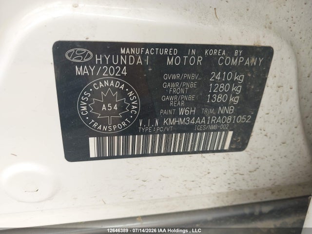 Hyundai Ioniq 6 Preferred Long Range 2024 KMHM34AA1RA081052 Image 18