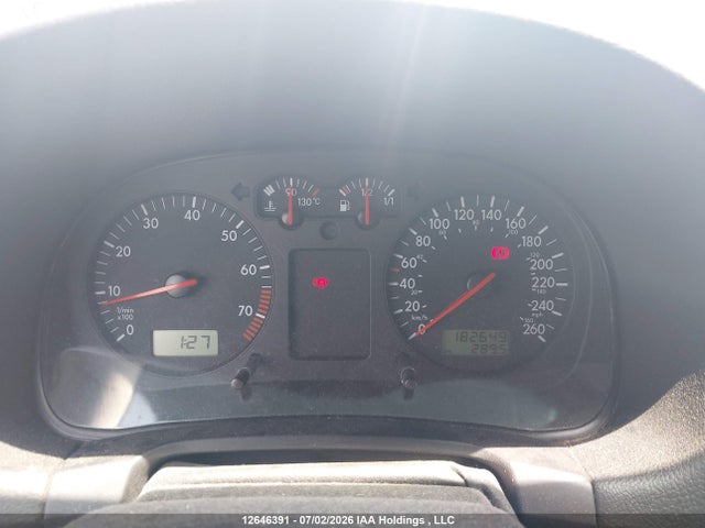 2003 Volkswagen Golf Cl მანქანა იყიდება აუქციონზე, vin: 9BWEK21J534015339, აუქციონის ნომერი: 12646391