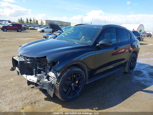 2018 Alfa Romeo Stelvio Ti Sport მანქანა იყიდება აუქციონზე, vin: ZASFAKNN8J7C04486, აუქციონის ნომერი: 12586770