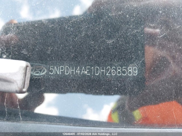 Продажа на аукционе авто 2013 Hyundai Elantra Gls/limited, vin: 5NPDH4AE1DH268589, номер лота: 12646405
