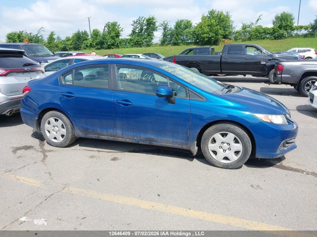 Продаж на аукціоні авто 2013 Honda Civic Lx, vin: 2HGFB2F44DH004971, номер лоту: 12646409