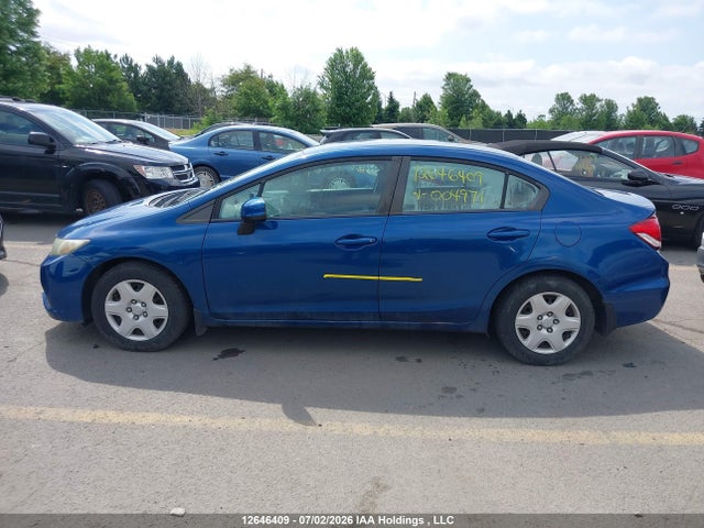 Продаж на аукціоні авто 2013 Honda Civic Lx, vin: 2HGFB2F44DH004971, номер лоту: 12646409