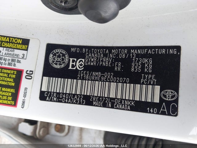 Toyota COROLLA LE 2014 2T1BURHE9EC002070 Image 19