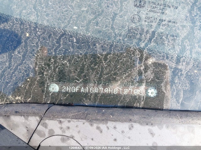 12646423 :رقم المزاد ، 2HGFA16479H012793 vin ، 2009 Honda Civic Dx-g مزاد بيع