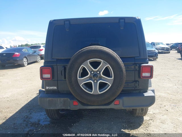 12646438 :رقم المزاد ، 1C4HJXDG5NW219282 vin ، 2022 Jeep Wrangler Unlimited Sport S مزاد بيع
