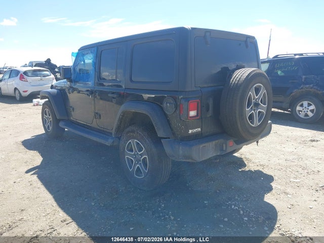 12646438 :رقم المزاد ، 1C4HJXDG5NW219282 vin ، 2022 Jeep Wrangler Unlimited Sport S مزاد بيع
