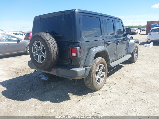 12646438 :رقم المزاد ، 1C4HJXDG5NW219282 vin ، 2022 Jeep Wrangler Unlimited Sport S مزاد بيع