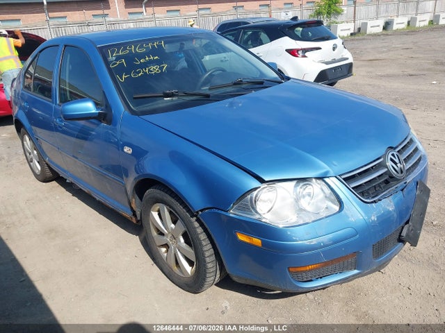2009 Volkswagen City Jetta მანქანა იყიდება აუქციონზე, vin: 3VWTK29M19M624387, აუქციონის ნომერი: 12646444