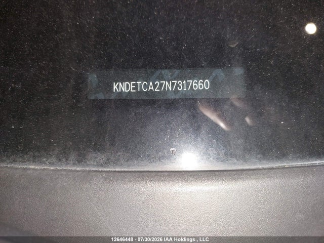 12646448 :رقم المزاد ، KNDETCA27N7317660 vin ، 2022 Kia Seltos Sx مزاد بيع