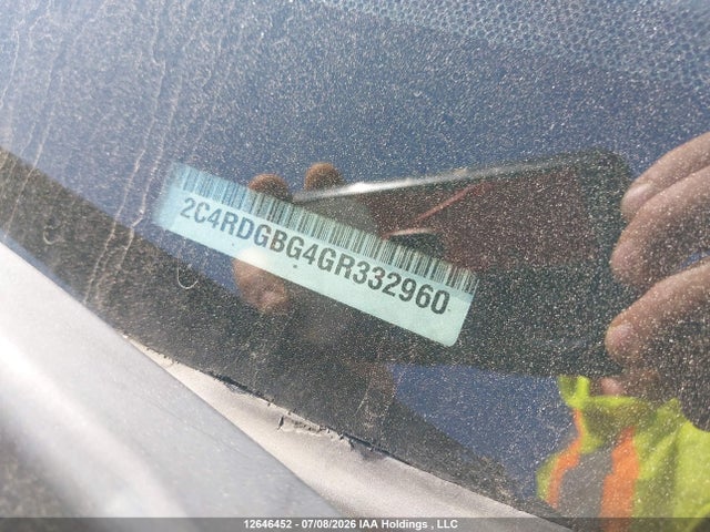 Dodge Grand Caravan Se/sxt 2016 2C4RDGBG4GR332960 Image 18