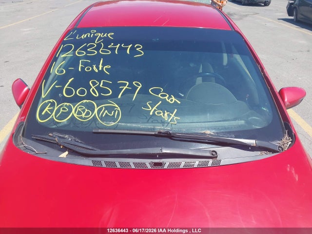 Aukcja sprzedaży 2016 Kia Forte 2.0l Ex/2.0l Ex Se, vin: KNAFX4A82G5608579, numer aukcji: 12636443