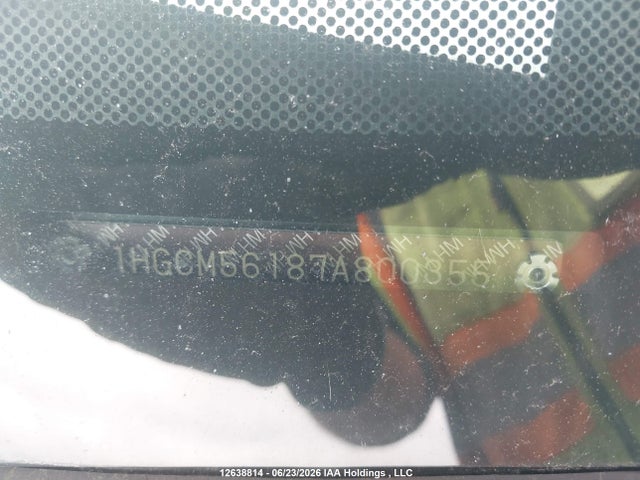 Продаж на аукціоні авто 2007 Honda Accord Dx-g, vin: 1HGCM56187A800355, номер лоту: 12638814