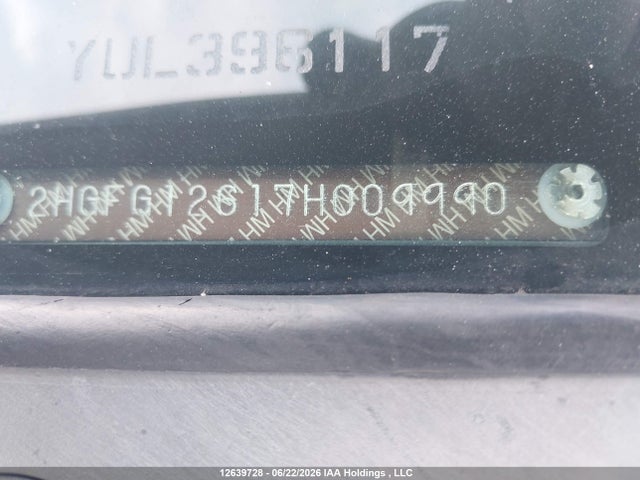 Продаж на аукціоні авто 2007 Honda Civic Lx, vin: 2HGFG12617H009990, номер лоту: 12639728