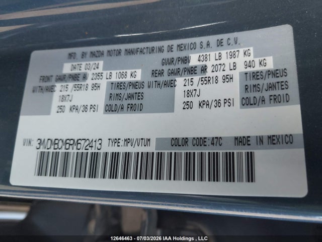 Mazda Cx-30 Preferred 2024 3MVDMBCM6RM672413 Image 9