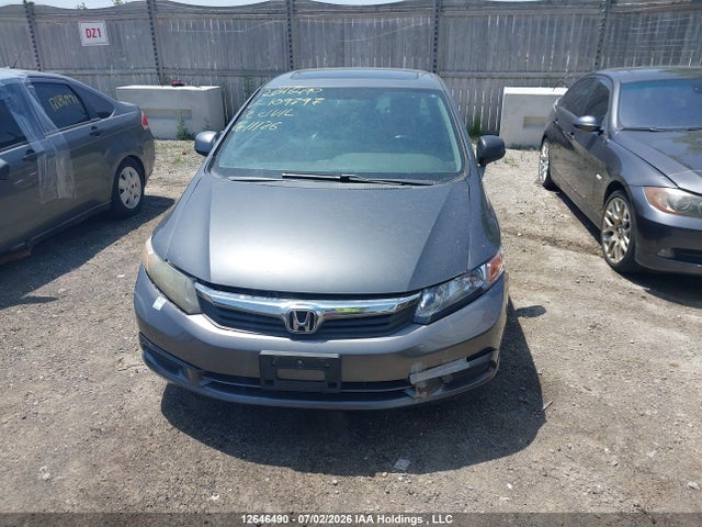 2012 Honda Civic Ex 4dr მანქანა იყიდება აუქციონზე, vin: 2HGFB2F53CH109797, აუქციონის ნომერი: 12646490
