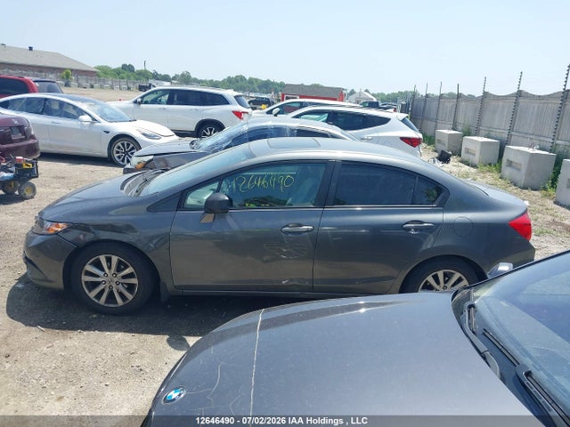 2012 Honda Civic Ex 4dr მანქანა იყიდება აუქციონზე, vin: 2HGFB2F53CH109797, აუქციონის ნომერი: 12646490